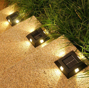LED-Solarlicht im Freien, Sonnenlicht, unterirdisches Licht, Rasenstrahler, Deck, Garten, vergrabene Lichter, Wegdekoration, Landschaftslampe