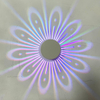 3W Blumen-LED-Wandleuchte, Blumenlicht, dekorative Wand-LED-Leuchten, Wandleuchte, 16 Farben Nachtlicht, Spiralloch-LED, schöne dekorative Wandleuchte