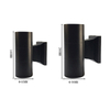 6W 12W COB Up Down Outdoor Led Wandleuchte Wandleuchte Balkonleuchte Wasserdicht IP65 Veranda Lampe