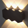 4W 6W 8W Neue schwarze Schale weiße Schale IP65 wasserdichte Outdoor-LED-Wandleuchte Auf- und Ablichter Wandleuchte