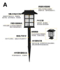 Haustyp Wasserdichte LED-Solarleuchte für den Außenbereich, Solar-Rasenlampe, Mini-Solarleuchte, gartenbetrieben, Cottage-Stil, Spike-Spot, kleines Haus