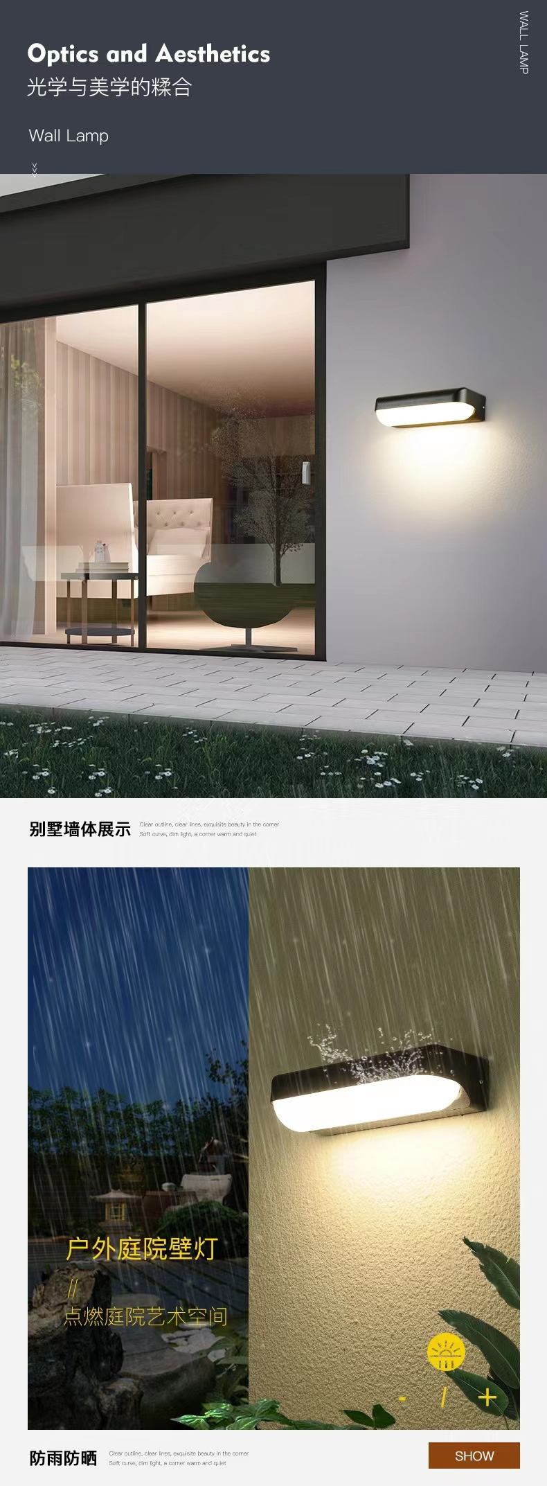 Led Wand Lampe Aluminium Outdoor IP65 Wasserdicht Up Down Wand Licht Für Home Treppen Schlafzimmer Nacht Badezimmer Korridor Beleuchtung