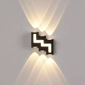 Wasserdichte AC85-265V Wandmontierte LED-Wandleuchte Moderne nordische Innenwandlampen Wohnzimmer Veranda im Freien