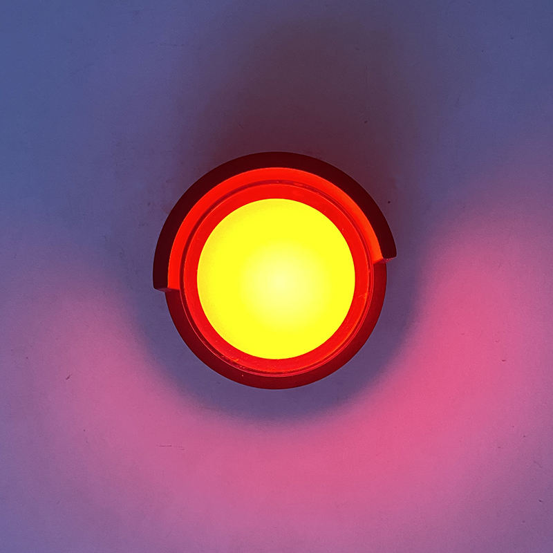 Neue wasserdichte Acryl-Wandleuchte, rund, warmes Licht, kaltes Licht, RGB mit Controller, Dekoration, moderne Wandleuchte