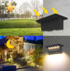 Solarleuchte, wasserdicht, intelligente Lichtsteuerung, Sonnenlicht im Freien, für Garten, Straße, Landschaft, Balkon, Dekor, Solar-Wandleuchte