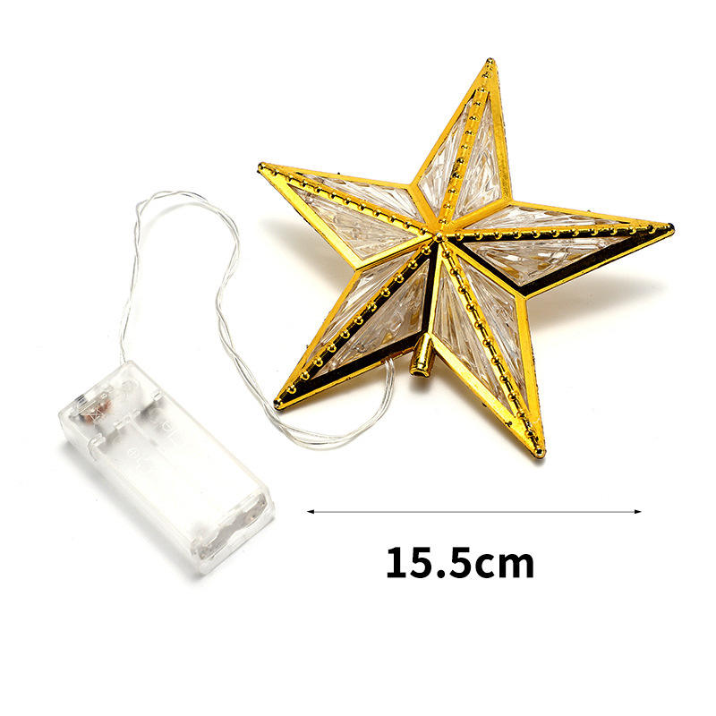 LED-Weihnachtsbaumspitze-Sternlicht-LED-Wandleuchte für den Außenbereich. LED-Wandleuchte für den Außenbereich