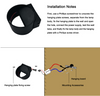 5W RGB Circle Ring Wandleuchte für die Innendekoration erhellen die Lichter. Schwarz/weiße LED-Wandleuchte mit Auf- und Ablicht