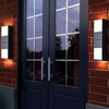 6LED Solar wandleuchte IP65 im freien wasserdichte hof licht garten villa außenwandwaschlampe wandleuchte
