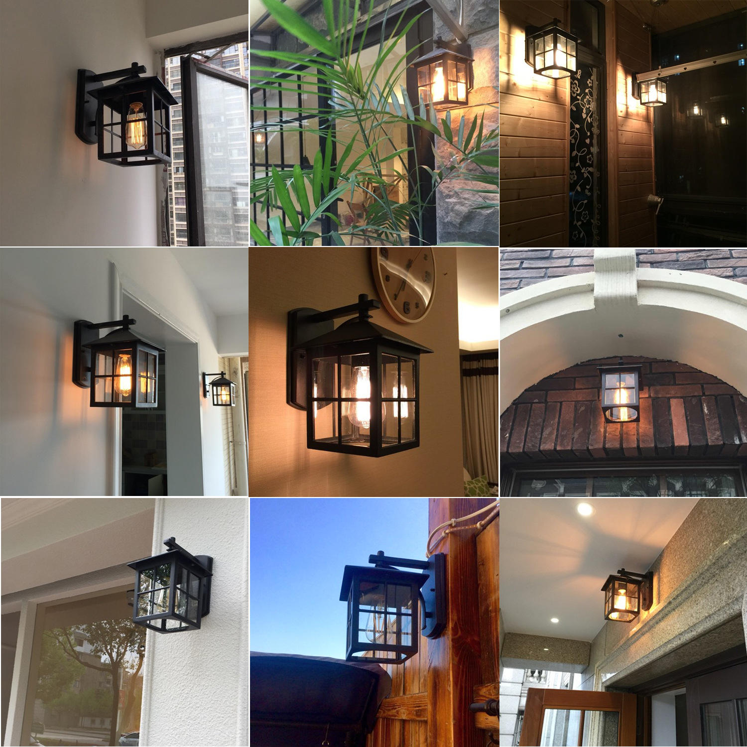 Beliebte Europa Quadratische Säule Lampe Outdoor Retro Wasserdichte Säule Licht Garten Balkon Villa Gemeinschaft Korridor Chapitar Lampen