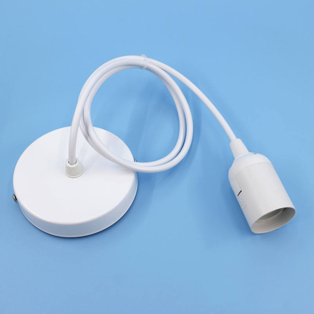 Lampenfassung, Kabel, E27-Sockel, Lampenfassung, Pendelleuchte, Stoff, Metall, kundenspezifisch, PVC-Schalter-Stil, Kabelstecker, Kunststoff, Dimmer, Schraube ZHE