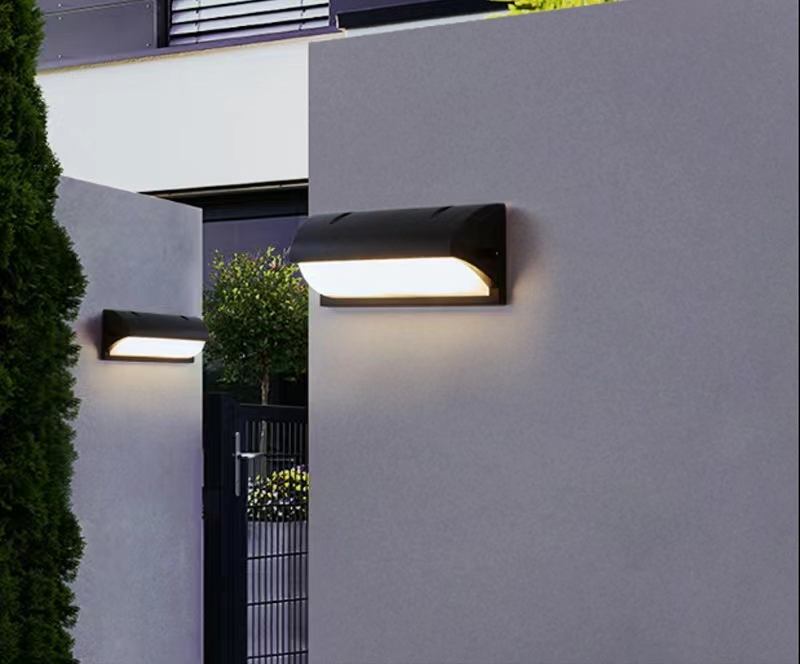 12W LED-Außenwandleuchte, wasserdichte LED-Wandleuchte, einfache Gangtreppe, Innenhofleuchte, Balkonwandleuchte, superhell