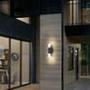 LED-Doppelkopf-Wandleuchte, quadratisch, für Außentreppen, Gang, wasserdicht, Acryl, kreative Außenwandleuchte, für Hof, Balkon, Wandleuchte