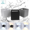 Einstellbare IP65 High Lumen 12W Cube Up And Down LED-Außen-LED-Wandleuchte