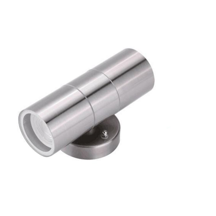 Wasserdichte LED-Wandleuchte Up And Down für den Außenbereich aus Edelstahl mit GU10-Glühbirne