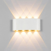 Moderne LED-Aluminium-Außen- und Innenleuchte, IP65, nach oben und unten, für Zuhause, Treppen, Zimmer, Nachttisch, Badezimmer, weiße oder schwarze LED-Wandleuchte