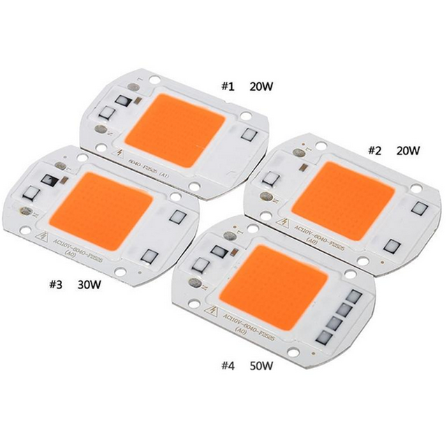 Hochleistungs-Vollspektrum-LED-Wachstumschip 20 W, 30 W, 50 W für die Wachstumsbeleuchtung von Zimmerpflanzen