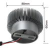RGB-Wandleuchte, rund, Sonnenblume, 3 W, Aluminium, 85–265 V, für den Innenbereich, Zuhause, Bar, Wohnzimmer, Korridor, Hotel, Wandleuchte, bunt