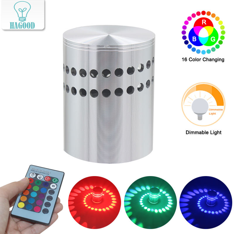 2023 günstiger Preis Nachtlicht Spiralloch RGB LED Wand LED dekorative Lichter