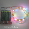 2 m LED-Girlande, Kupferdraht-Lichterkette mit Lichterkette für Outdoor-Girlanden-Party-Lichter und Neujahrs-Weihnachtsdekoration