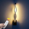 2,4 G Langwellen-Wandleuchte mit Controller, LED-Wandleuchte, minimalistische Wohnzimmer, Treppenhaus, Schlafzimmer, Betten, Nachttischlampe