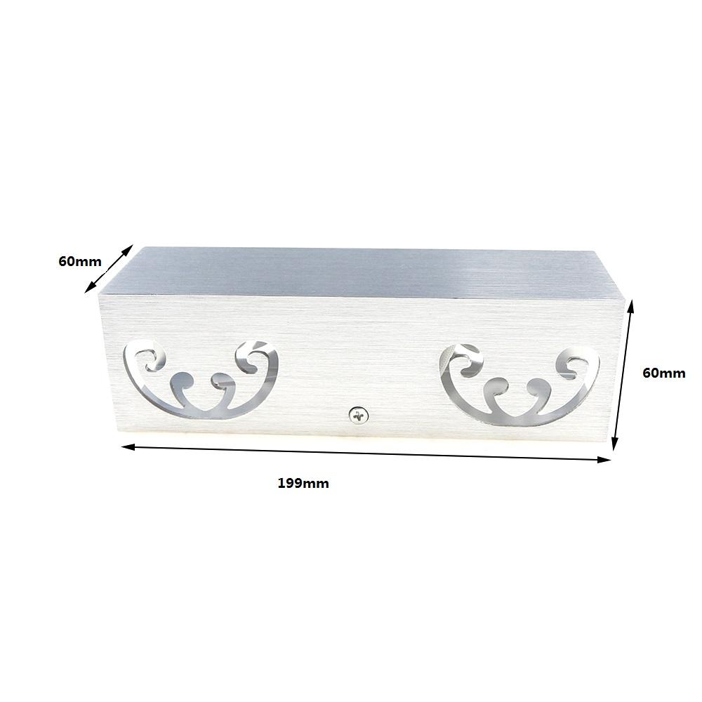 Aluminium 2W/6W Schmetterling auf und ab LED-Wandleuchte für den Innenbereich, Heimdekoration, Wohnzimmer-Wandbeleuchtung für den Innenbereich