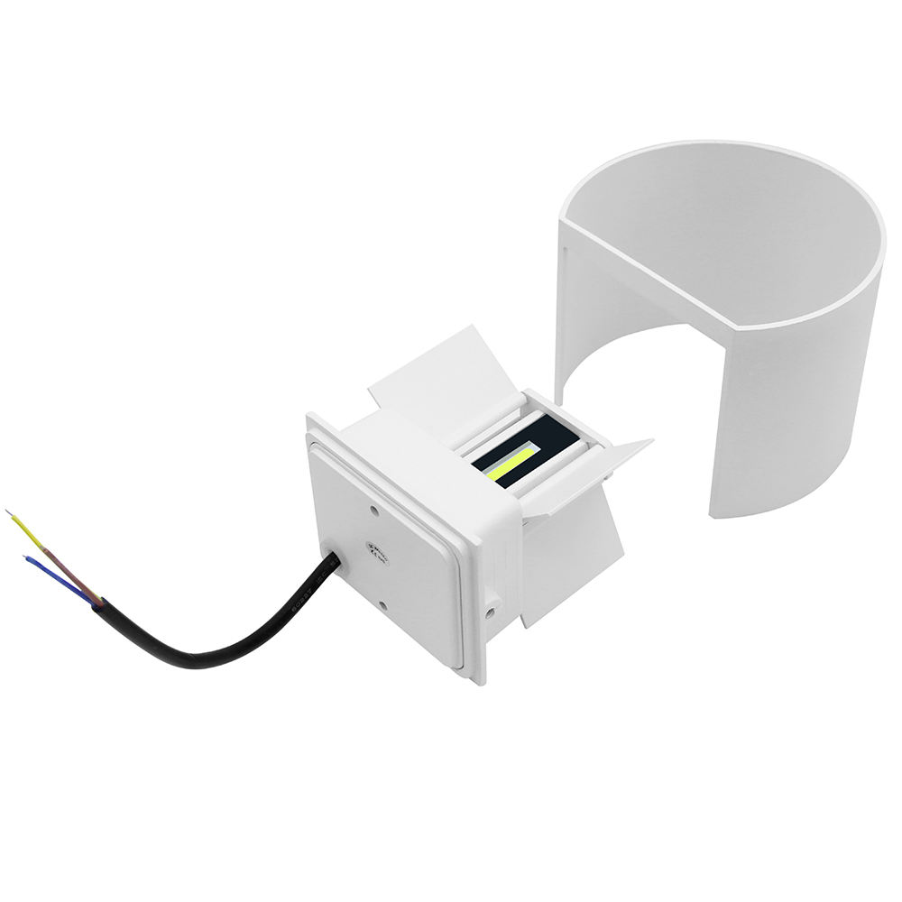 Neue einstellbare Winkel Artikel wasserdichte LED-Wandleuchte 6W 12W für Zuhause im Freien