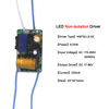LED-Treiber Bare-Board-Treiber Beleuchtungstransformatoren LED-Downlight-Deckenlampenteile nicht isoliert Eingang 220-V-Antrieb Lampenindustrie elektronischer Transformator 220-mA-Innenstromversorgung