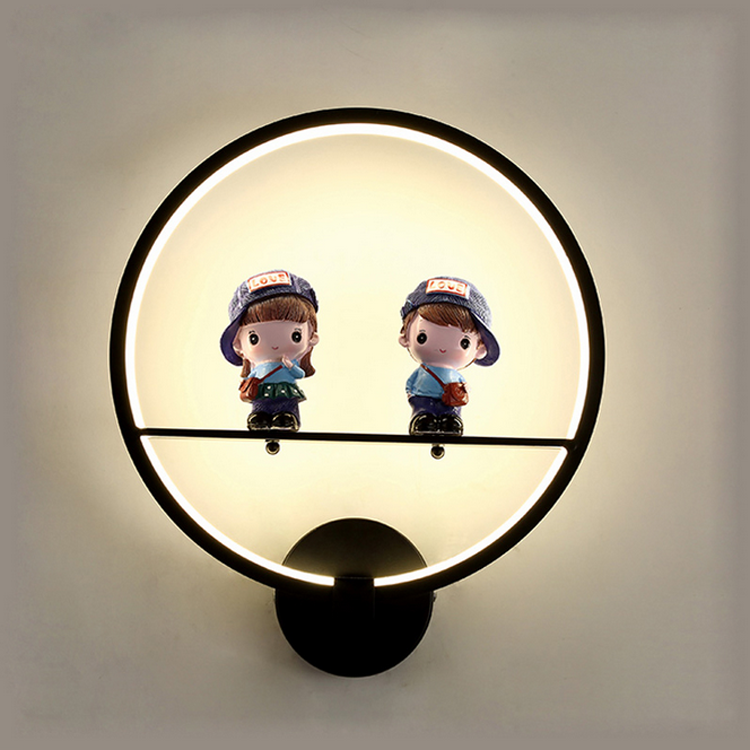 Neuankömmling, moderne LED-Wandleuchte, ausgefallene Wandleuchte, Kunst-Ringlicht-Wandhalterung für Hotelleuchten im Innenbereich