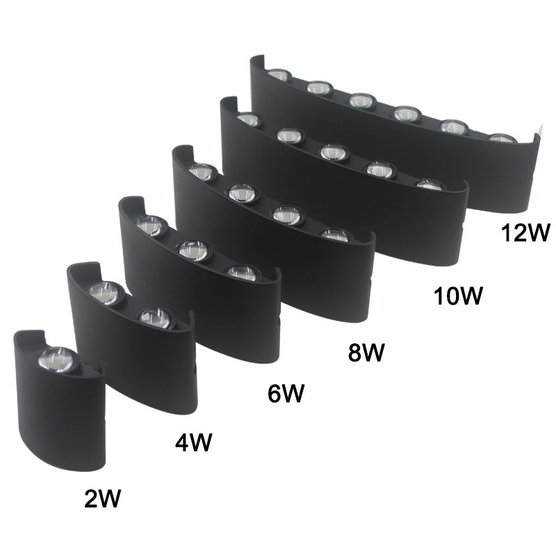 Hagood 2W LED-Wandleuchte, wasserdicht, für den Außenbereich, Garten, Veranda, Wandleuchte, Beleuchtung zum Fabrikpreis, Wandlampe