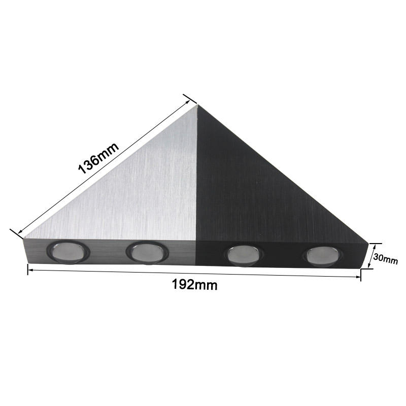 LED Dreieck Wandleuchte 5W Innen Wohnzimmer Wandleuchte AC85-265V Aluminium Treppen Gang Wandleuchte Hochleistungsleuchten