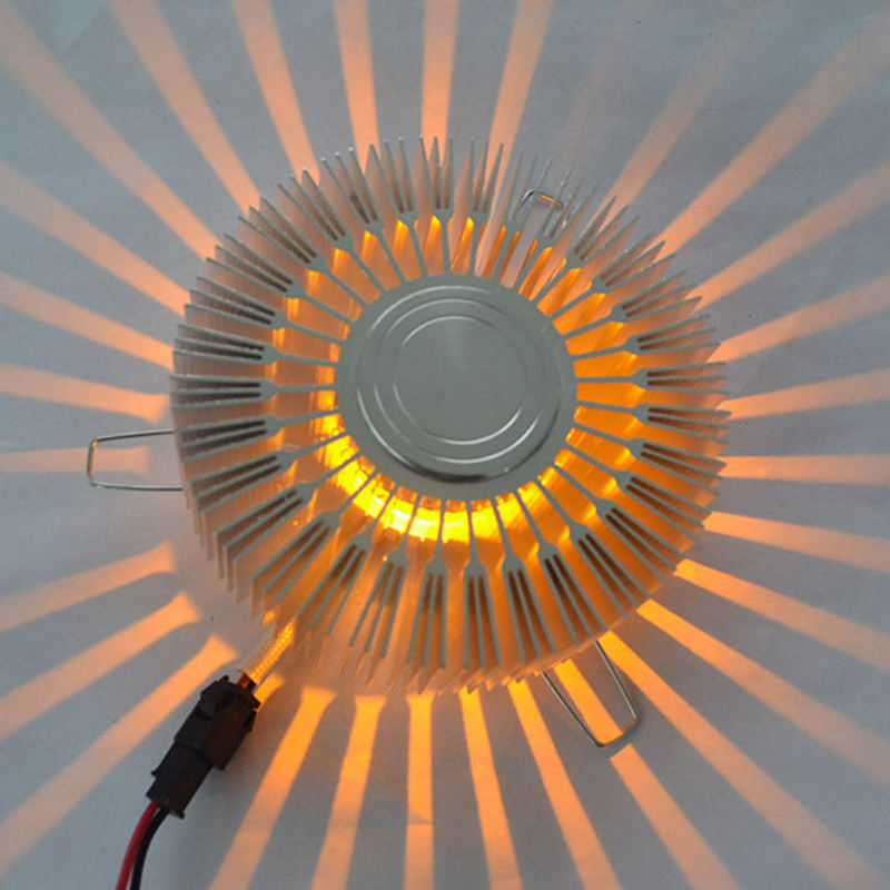 3W hochhelle Leuchte, modernes Design, LED-Wandleuchte, Hotelbar, KTV, Deckenleuchte, LED-Wandleuchte, Sonnenblumenlampe, Innenlampe