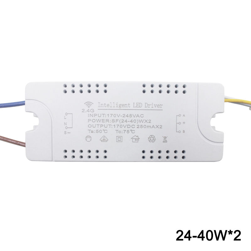 12-60W*2 LED intelligenter Treiber AC170-245V 2,4G WIFI Netzteil Beleuchtungstransformatoren für Telefonkontrolllampe