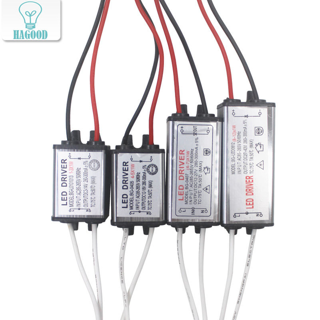 1-12W IP65 Wasserdichter LED-Lichttreiber AC85-265V DC3-43V LED-Transformator-Netzteiladapter für LED-Lampen/Chips im Freien