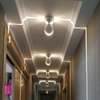 LED Outdoor Wasserdichte Fenster Licht Türrahmen Lampen Hotel KTV Korridor Gang Veranda Licht Oberfläche Montiert Linie Led Outdoor Wand lichter