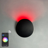 9W Wandleuchte, intelligente Lampe, LED-Außenwandleuchte, Tuya-App-Steuerung, Wandleuchte für den Außenbereich, wasserdicht, einstellbares Licht, einstellbare Farbe
