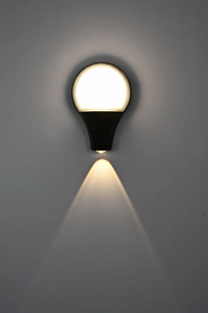 LED-Wandleuchte für den Außenbereich, LED-Wandleuchte für den Außenbereich, Wandleuchte für den Außenbereich, birnenförmige LED-Wandleuchte für den Außenbereich, wasserdicht