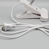 360 Grad flexibler Schreibtischlampenhalter, E27-Sockel, Lampenfassung, Schwanenhals-Clip-On-Kabel mit Ein-/Aus-Schalter, Stecker für Nachtlicht-Glühbirne