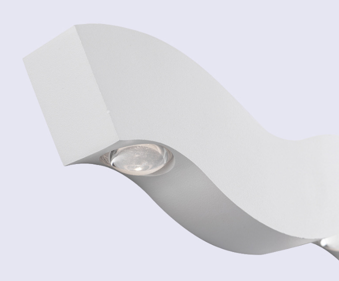 Nordic Wasserdichte IP65 4W wand lampe einfache led wohnzimmer Hintergrund Wand Lampe hotel halle korridor beleuchtung Oben und Unten
