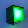 Dekorative LED-Lampe, quadratische Acryl-Wandbeleuchtung für den Innenbereich, wasserdichte Wandleuchte mit Aluminium-Nachtlicht für den Außenbereich