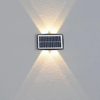 LED-Solar-Außenleuchte, solarbetriebene LED-Wandleuchte, Lampe, Solar-Solar-LED-Licht im Freien, wasserdicht, Balkon, Solar-Hochlichter, Hof, Straßenlandschaft 