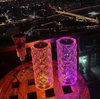 Fernbedienung Atmosphäre Rose Kristall Lampe USB Lade Wohnzimmer Schlafzimmer Kleine Tischlampe Neue Tischlampe 