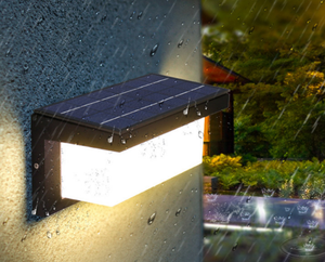 Eckige quadratische 3-W-Fußlampe, versenkt, Bewegungsmelder, LED-Stufen- und Treppenlichter, seitliches Treppenhauslicht, weiß, modernes Luxholic-Solarlicht
