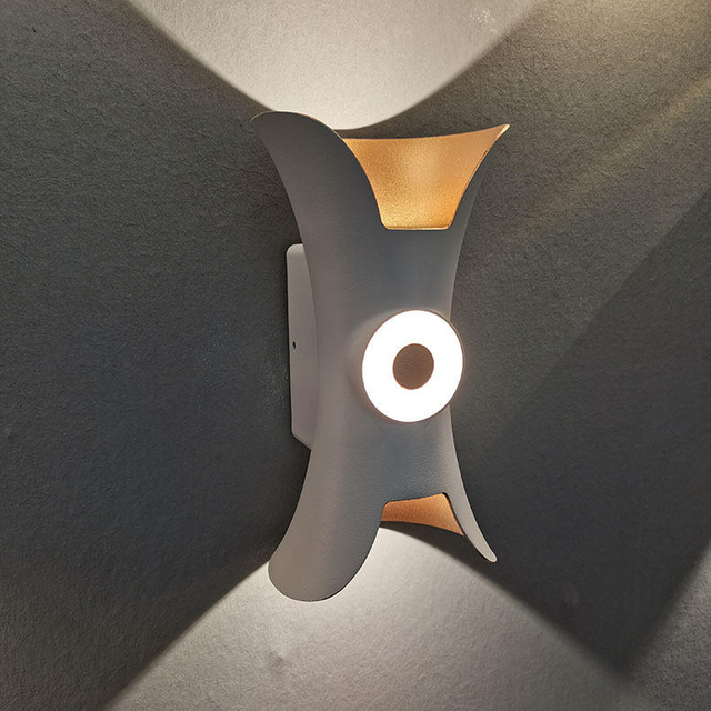 Wasserdichte Outdoor Wandleuchte LED Lange Wandleuchte IP65 Aluminium Licht Tuin Villa Veranda Blaker Licht 110V 220V Blaker Armatur