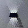6W Solar Led Licht Im Freien Wasserdichte Solar Hight Lichter Wand leuchte Intelligente wand lampe solar wand Außen lampe