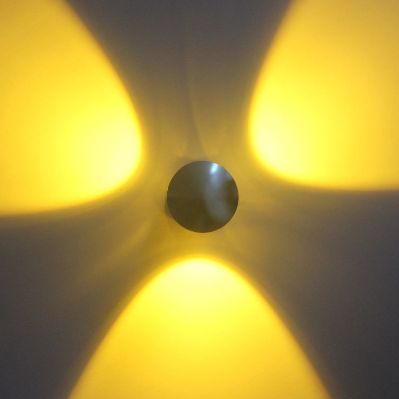 Moderne 360-Grad-Wandleuchte LED-Wandleuchte Up and Down Außen- und Innenbeleuchtung