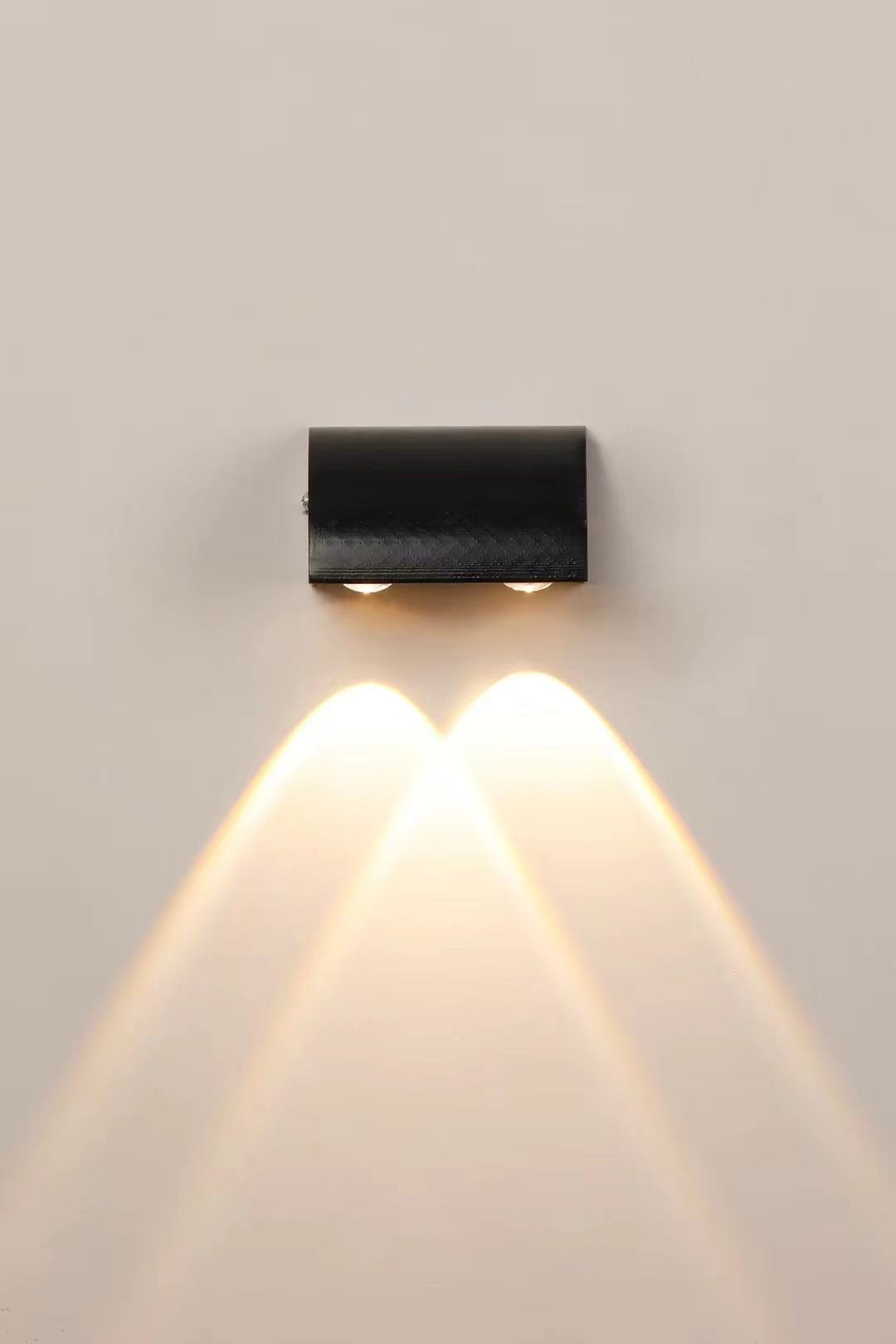 Moderne einfache wasserdichte LED-Wandleuchte für den Außenbereich, Hoflampen, Torlampe, Terrasse, Balkon, Garten, Wandleuchte zum Neupreis