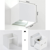 IP65 Wasserdicht 12W 20W Indoor Outdoor Led Wand Lampe Aluminium Einstellbare Oberfläche Montiert AC85 ~ 265V Led veranda Licht Leuchte