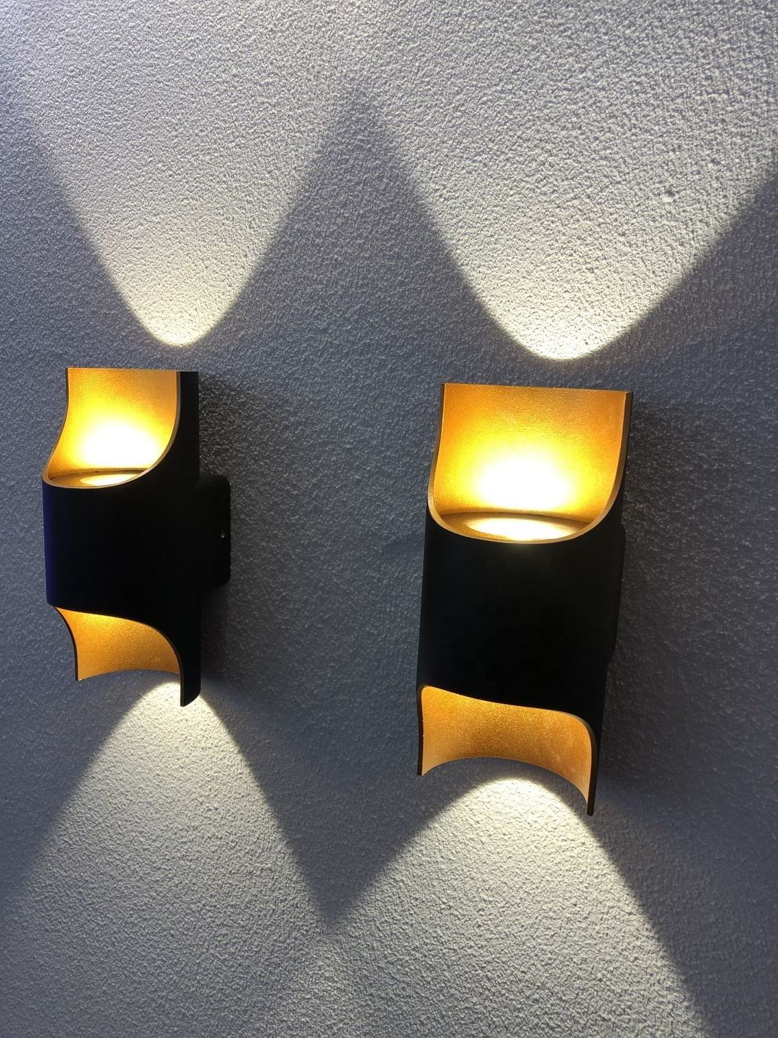 Postmoderne nordische kreative Wohnzimmer Hintergrund Schlafzimmer Nachttisch Gang Wandleuchte Bar Doppelkopf Industrie Wandleuchte