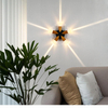 Outdoor Garten Hotel Home Decor Fancy LED Wandleuchte Licht Multilaterale Glanz Landschaft Beleuchtung nach oben und unten Möbel Korridor