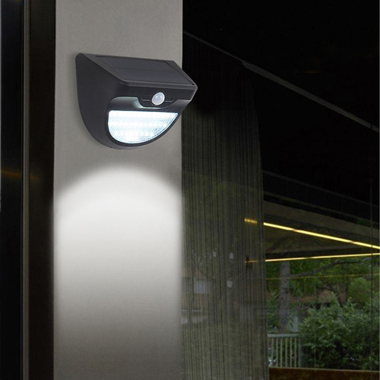 Lampe Solar-Außen-Solarlampen LED-Solarlampe Halbrunde Solar-Wandleuchte Außen-Solar-Wandleuchte